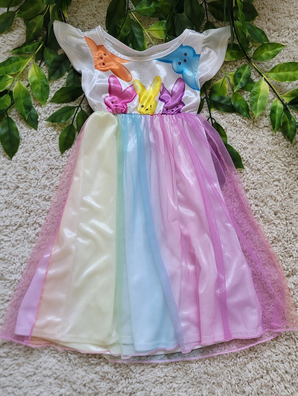 Toddler Girl Peeps Dress (2T)